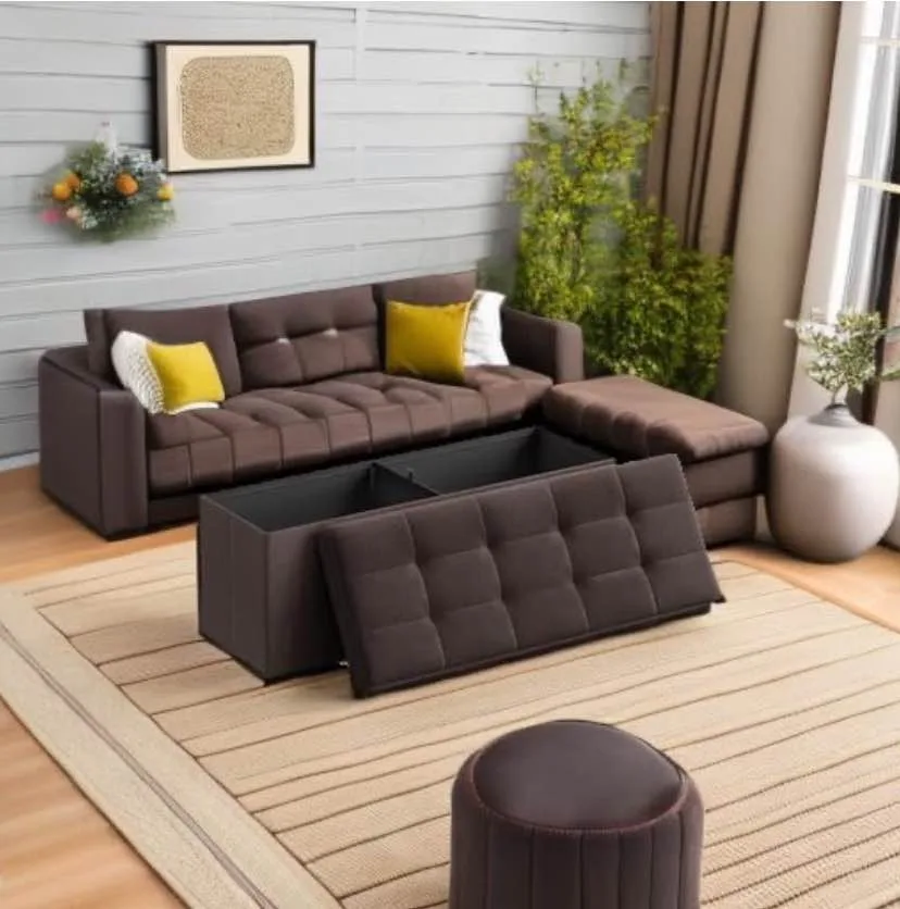 🤎 Brown SONGMICS Ottoman Bench image indicator(7)