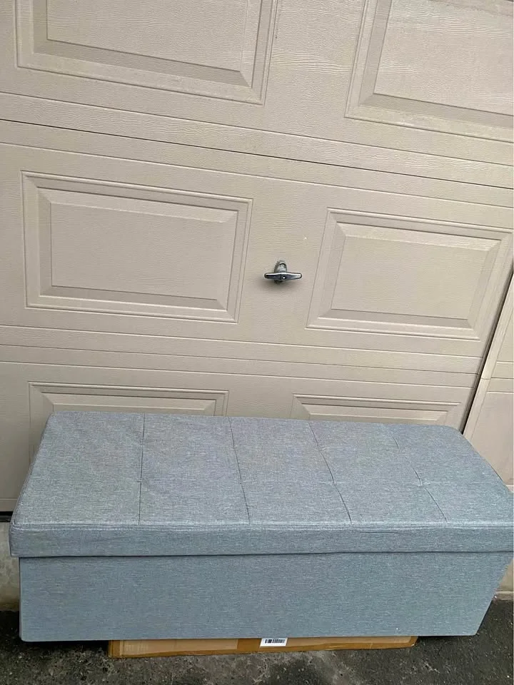 Dove Gray 🩶 SONGMICS Storage Ottoman Bench thumbnail