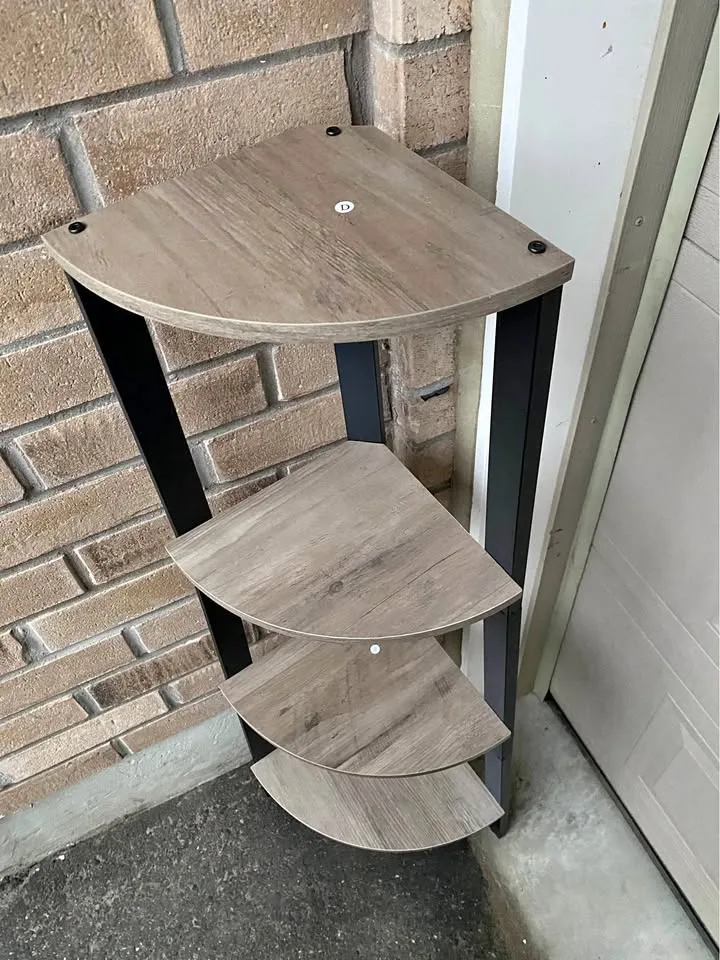 VASAGLE 4-Tier Corner Shelf Stand - Brand New thumbnail