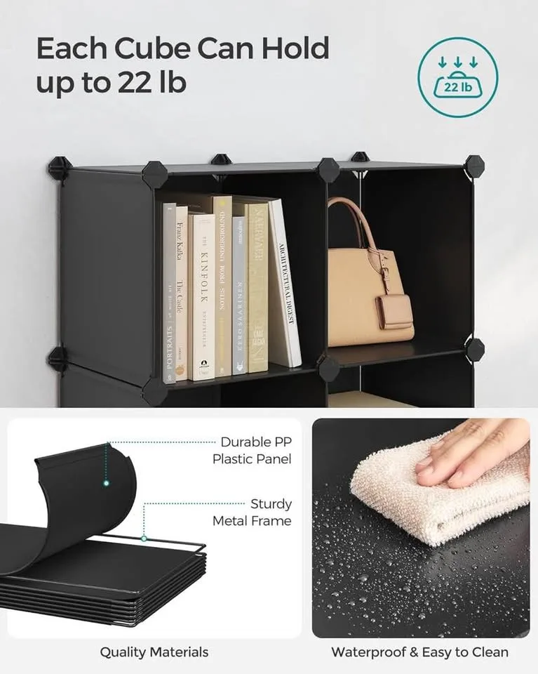 SONGMICS 6-Cube Storage Organizer image indicator(5)
