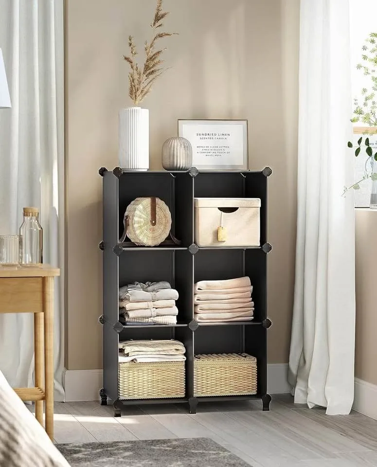 SONGMICS 6-Cube Storage Organizer image indicator(6)
