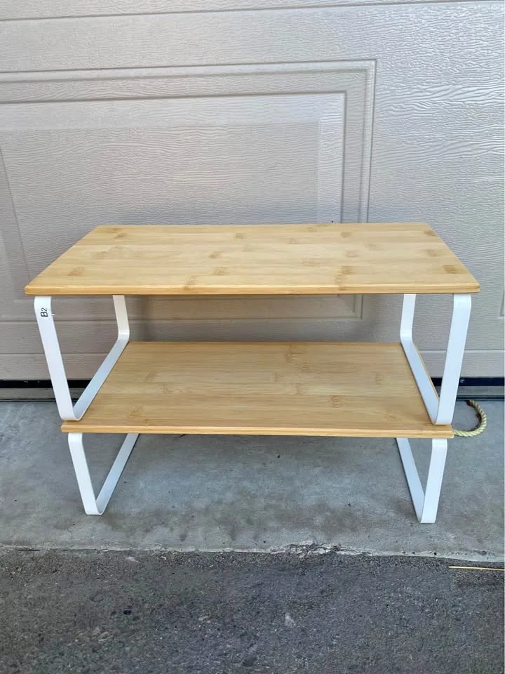 SONGMICS Cabinet Organizer Shelf – Set of 2 thumbnail