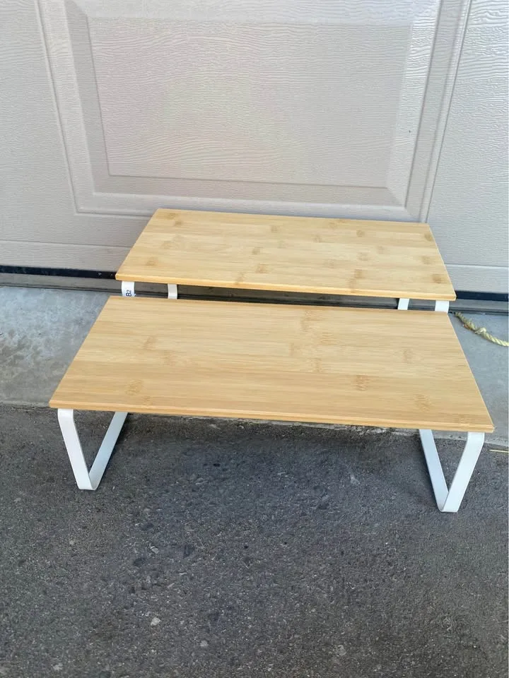 SONGMICS Cabinet Organizer Shelf – Set of 2 image indicator(2)