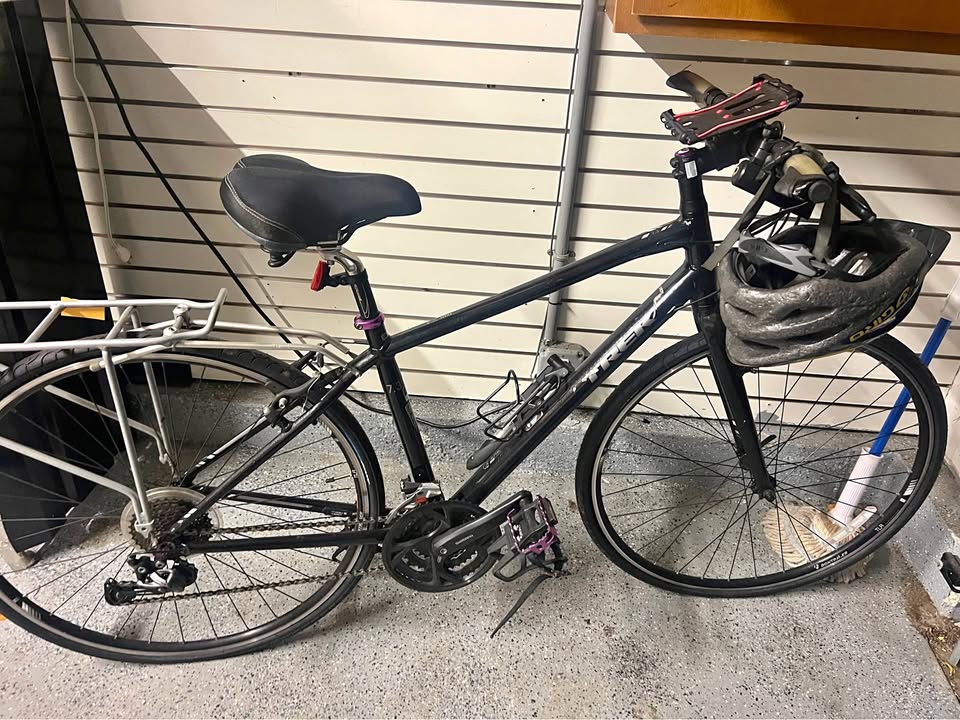 Trek 17" women Bicycle with Helmet extra accessories