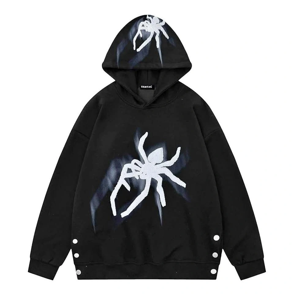 New Vamtac Mens Hoodie Oversized Graphic Print y2k hoodie-M