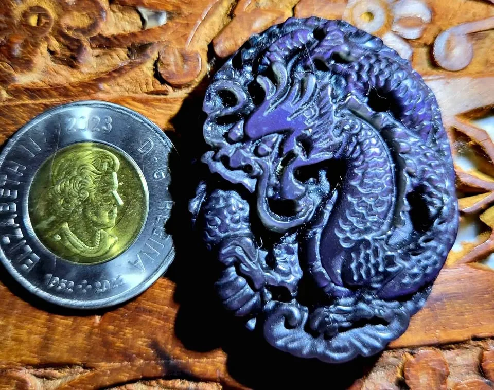 Purple Rainbow Obsidian Dragon thumbnail