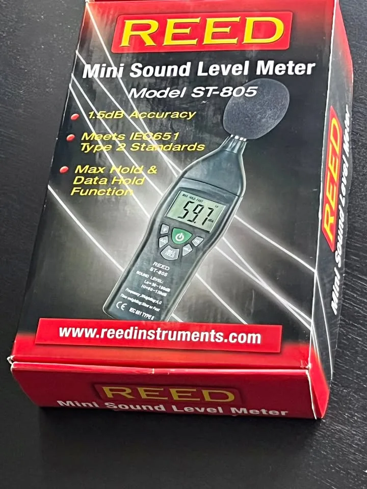 REED ST-805 Mini Sound Level Monitor - Type 2 - LIKE NEW thumbnail