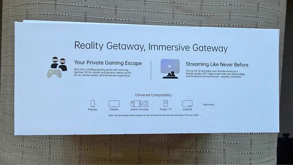 RayNeo Air 3S XR glasses - New unopened box thumbnail