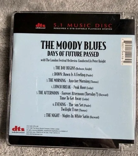 The Moody Blues: Days Of Future Passed DTS Audio CD image indicator(2)