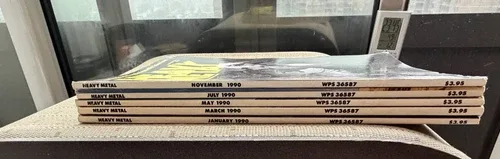 Heavy Metal 1990 Magazine - 5 Issues image indicator(2)