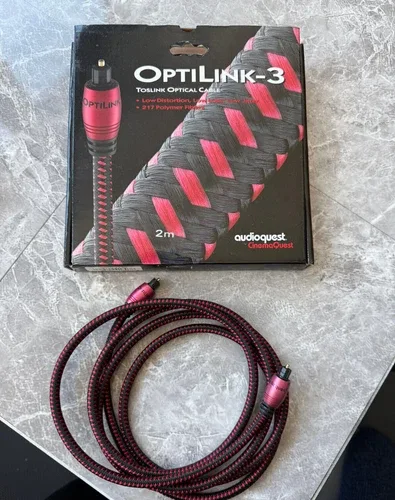 Audioquest OptiLink-3 - 1 m Digital Toslink Fiber Optic Cable thumbnail