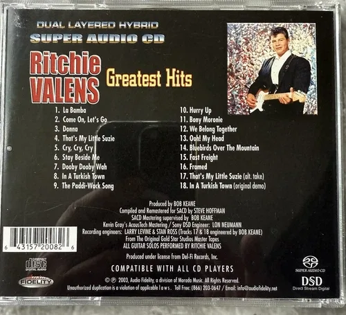 Ritchie Valens Greatest Hits SACD image indicator(2)