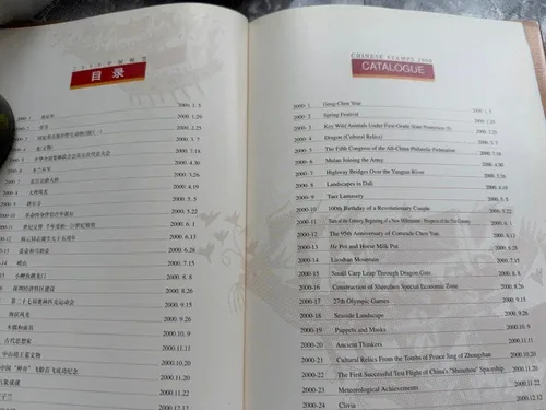 China 2000 Stamp Album Collection NHM image indicator(2)