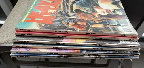 Heavy Metal Magazine 1989 Complete (6 issues) image indicator(2)