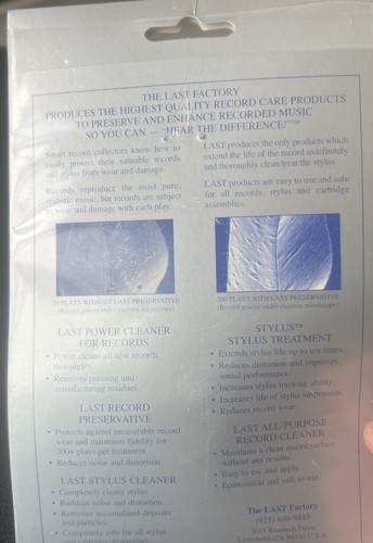 LAST Factory All-Purpose Record Cleaner 2 oz - photo 3