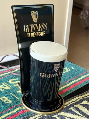 Set of Vintage 3 Guinniss, Whitbread Tankard & Webster Pump Ligh image indicator(4)