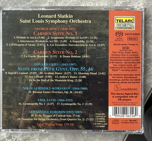 Bizet Carmen/Greg Peer Gynt 2005 Telarc SACD image indicator(2)