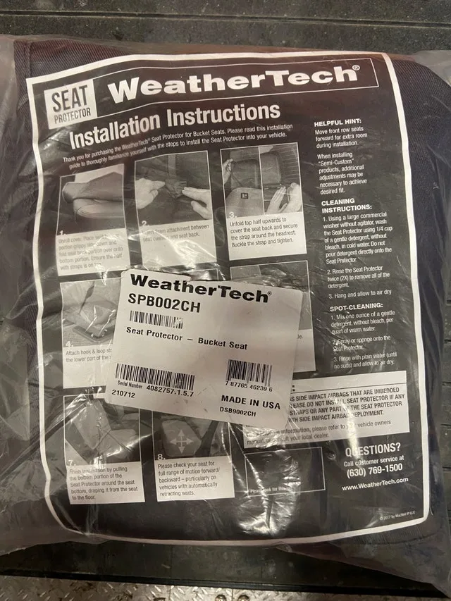 WeatherTech Seat Cover image indicator(2)