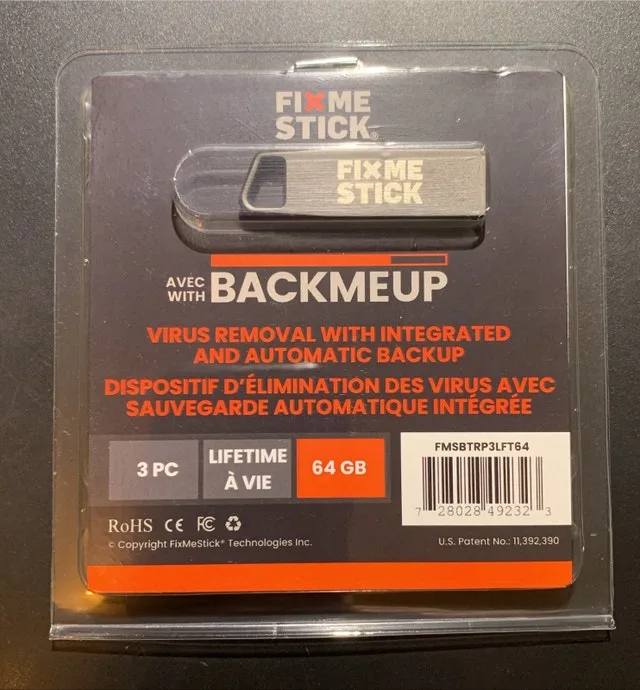 Virus & Back up FIX ME STICK (As Seen on TV) image indicator(2)