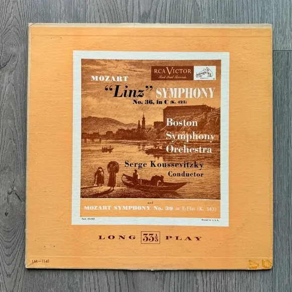 Vintage Mozart "Linz" Symphony Vinyl image indicator(5)