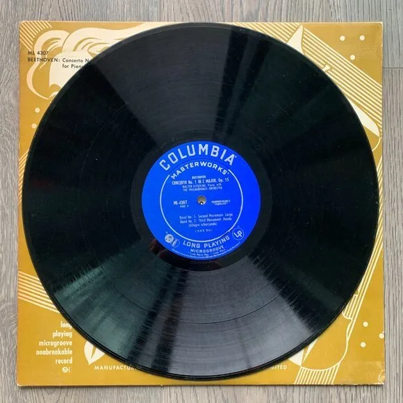 Beethoven Concerto No.1 Vinyl Record image indicator(3)