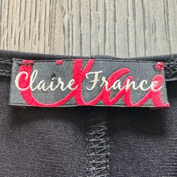 90s Black Sequin Shift Claire France Party Dress – 2X image indicator(4)