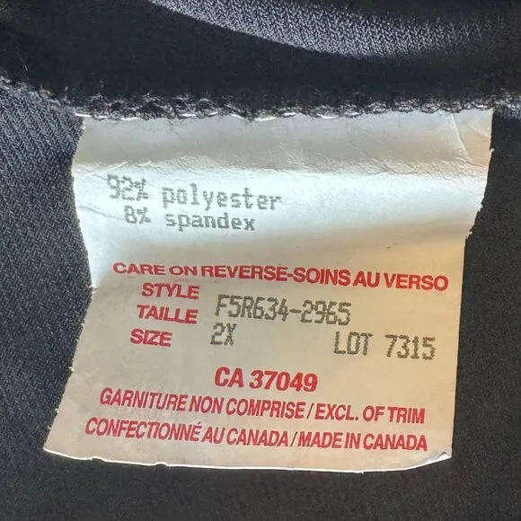 90s Black Sequin Shift Claire France Party Dress – 2X image indicator(5)