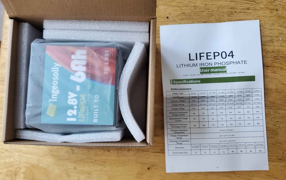 12V 6AH LiFePO4 Battery Pack - photo 2