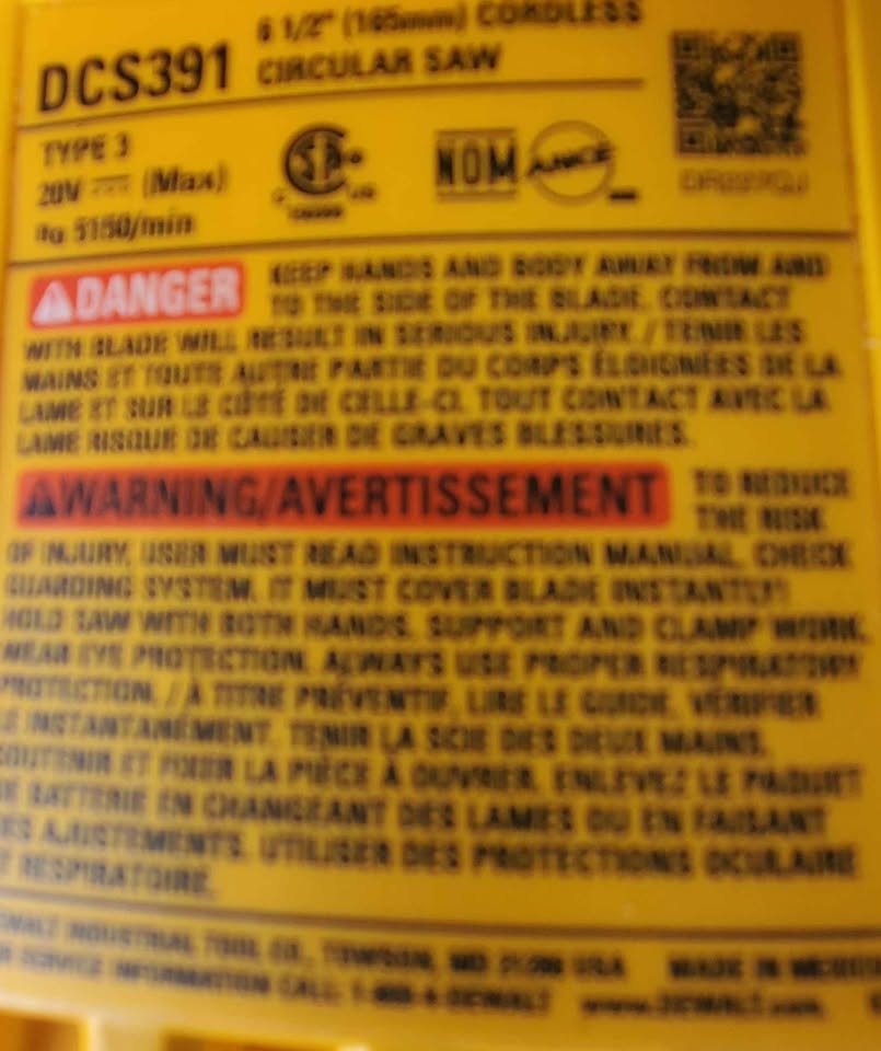 DEWALT 20V MAX 6.5" Circular Saw (Tool Only) - photo 5