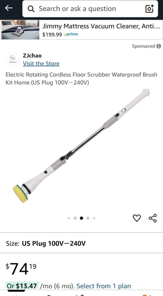 New Rotating chargeable Cordless Floor Scrubber - photo 2