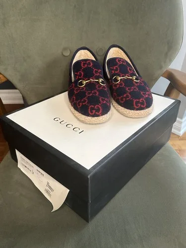 Gucci Men's Fria Loafer Espadrille Wool Size 6 image indicator(7)