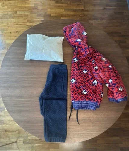 Moncler Logo Print Faux Fur Jacket w/ Tags, sz M image indicator(4)