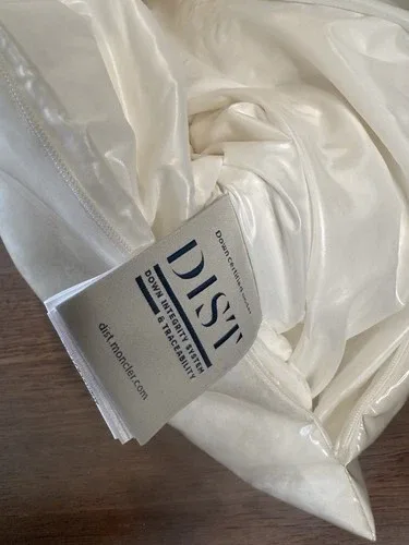 MONCLER Sioule Nylon Pouch Case Second Bag PVC Clear White image indicator(3)