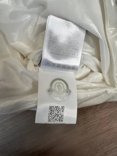 MONCLER Sioule Nylon Pouch Case Second Bag PVC Clear White image indicator(5)