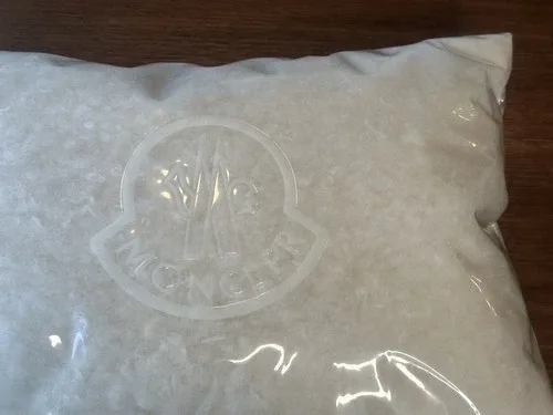 MONCLER Sioule Nylon Pouch Case Second Bag PVC Clear White image indicator(7)