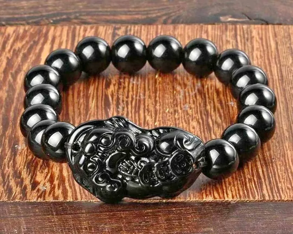 Obsidian Pixiu Bracelet thumbnail