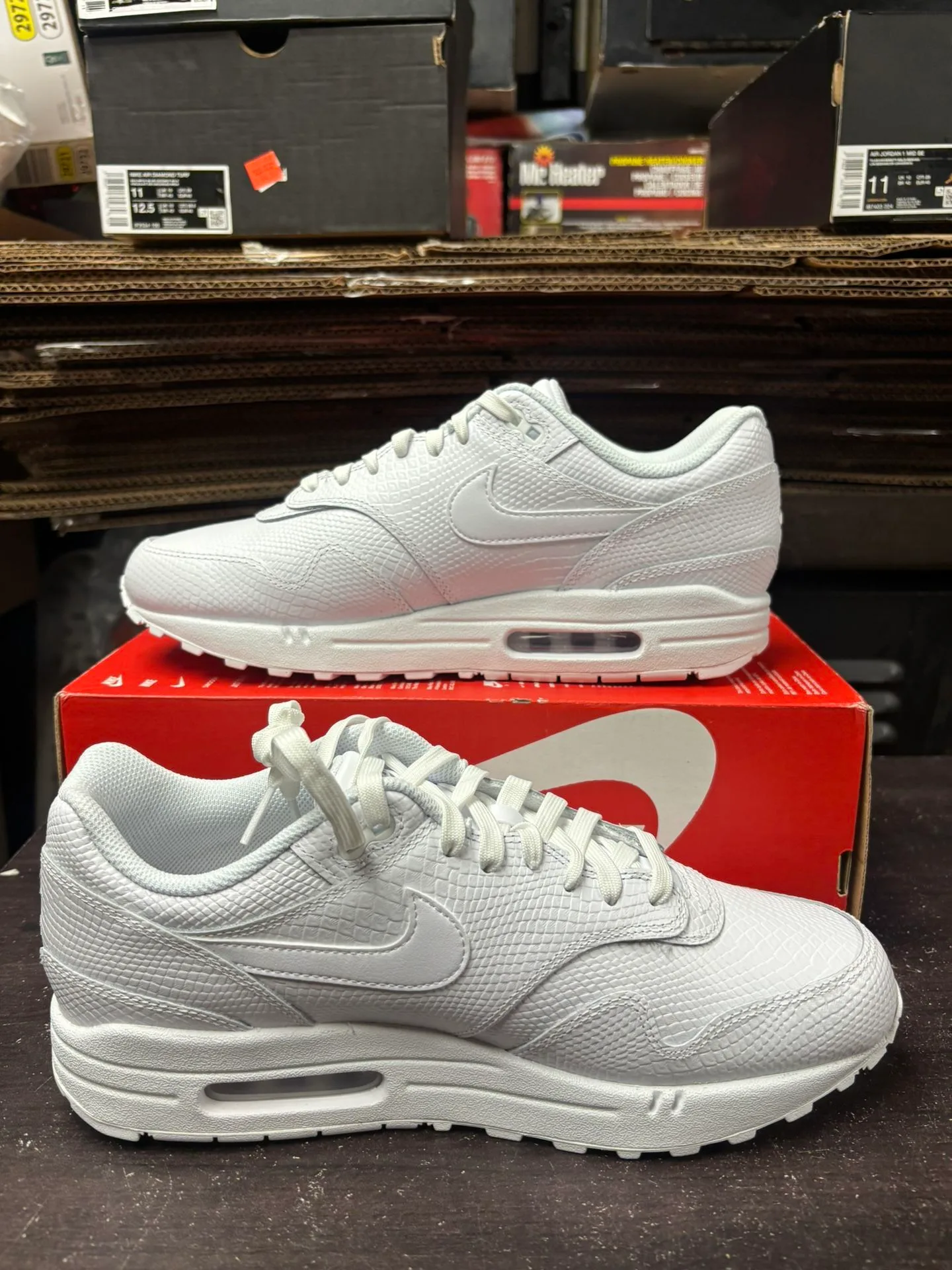 Nike Air Max 1 Premium White Snakeskin image indicator(5)