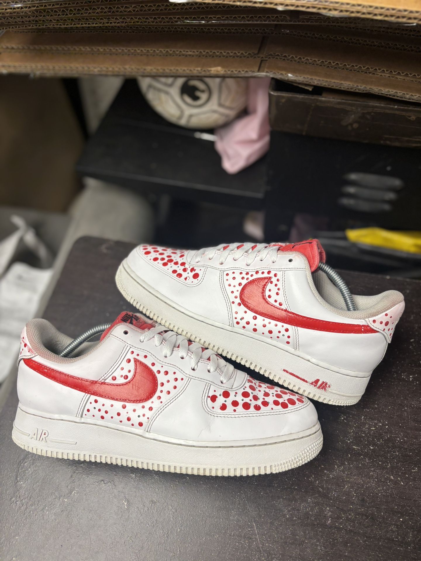 Air Force 1 Low Triple White Custom Shoe