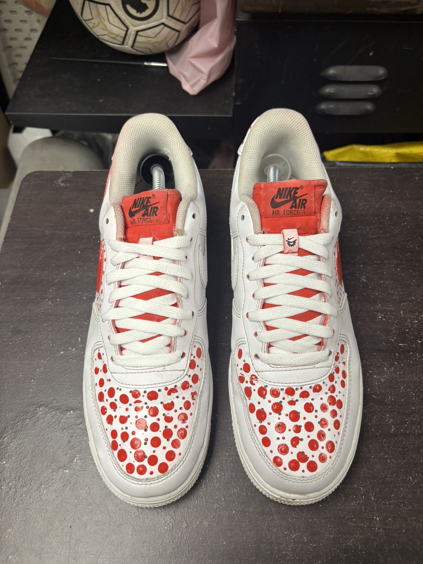 Air Force 1 Low Triple White Custom Shoe - photo 2