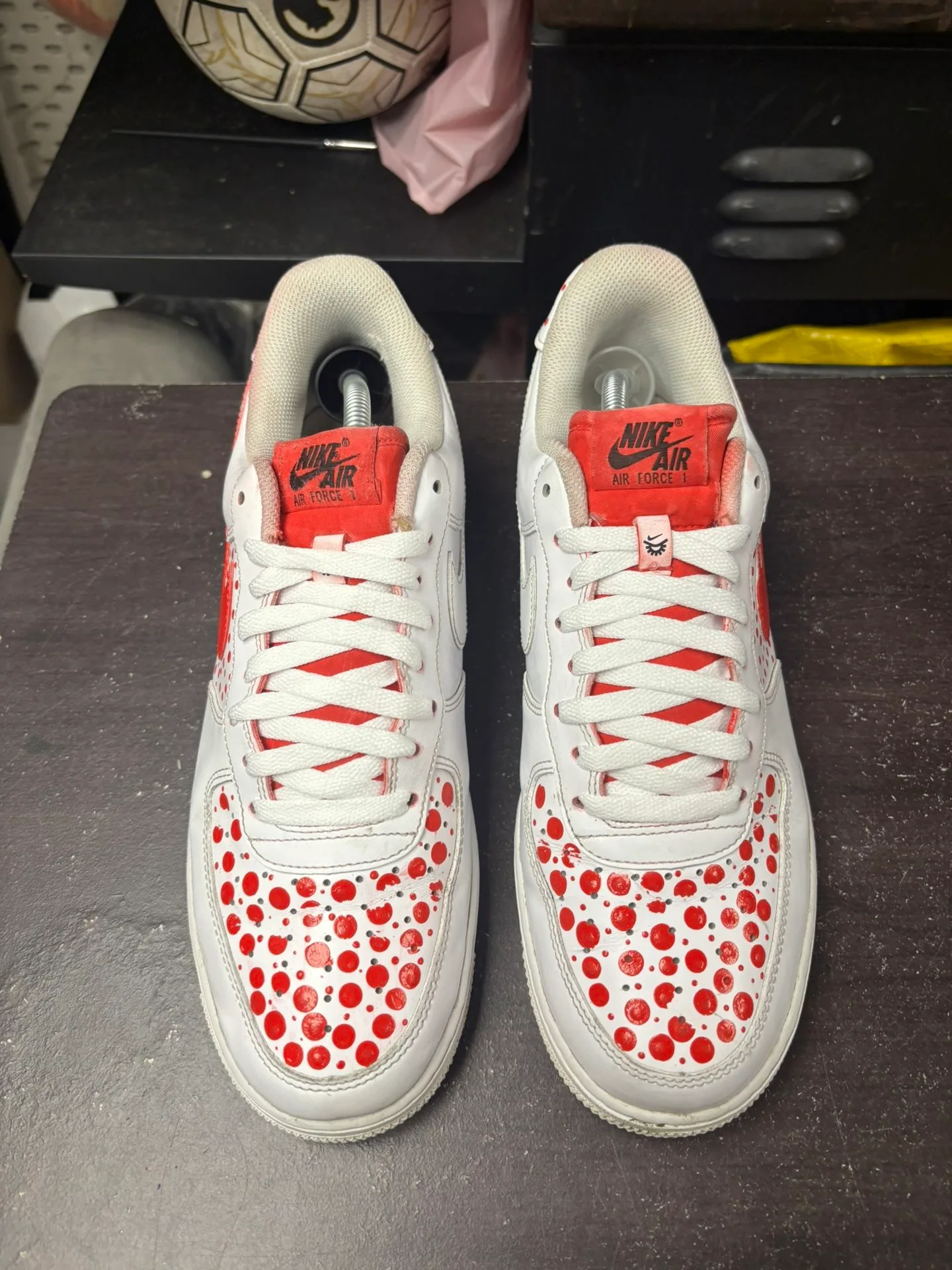 Air Force 1 Low Triple White Custom Shoe image indicator(2)