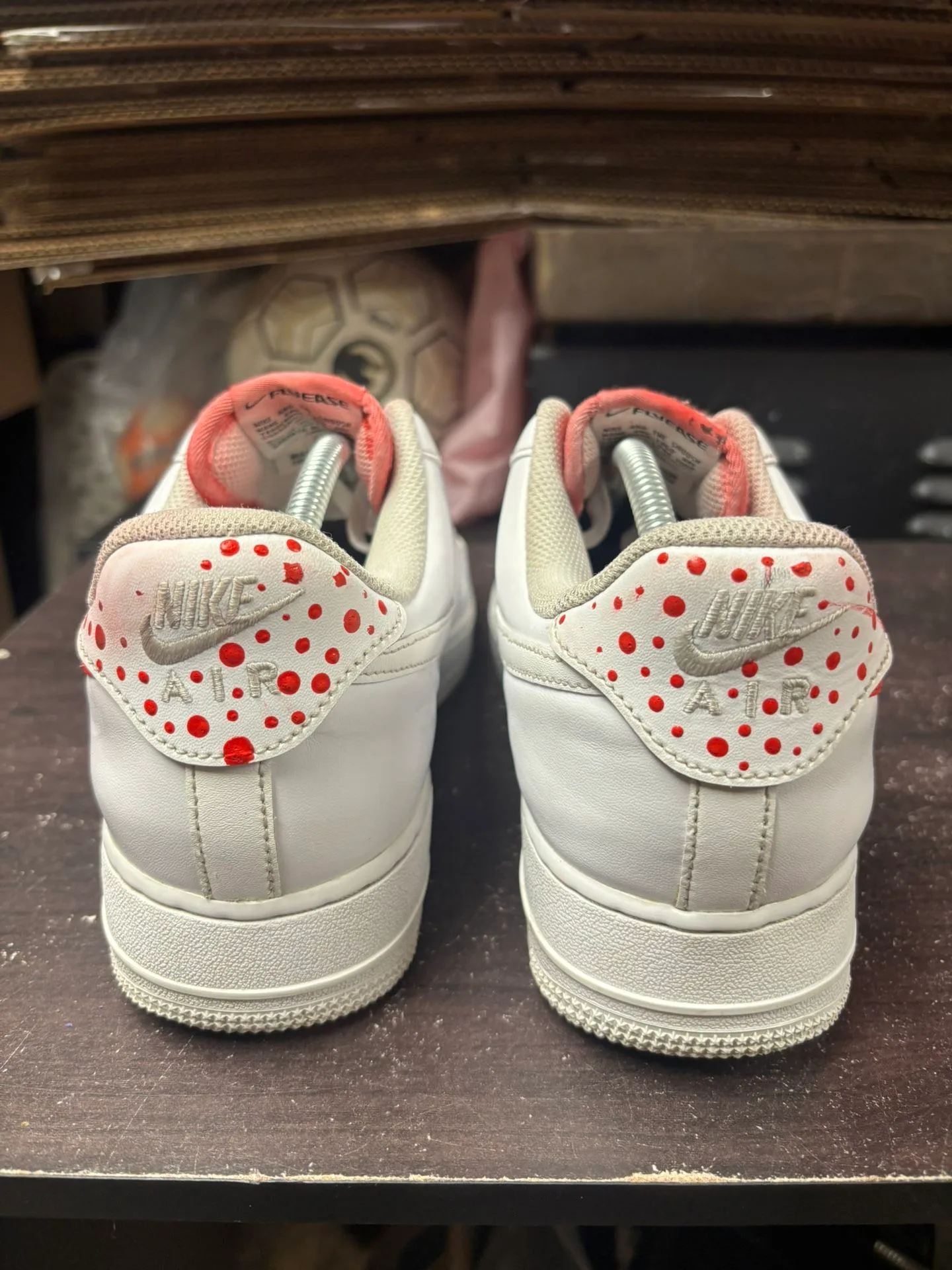 Air Force 1 Low Triple White Custom Shoe image indicator(4)