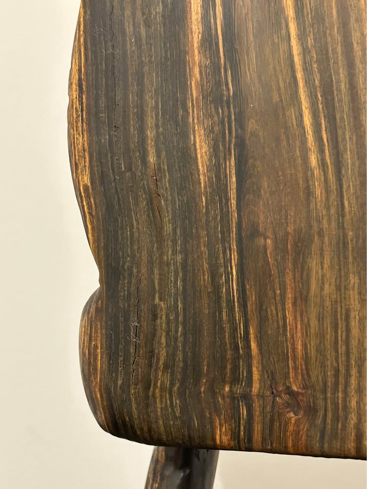 Vintage Large Polynesian Tiki Hand-Carved Wooden Figurine 15,5” - photo 5