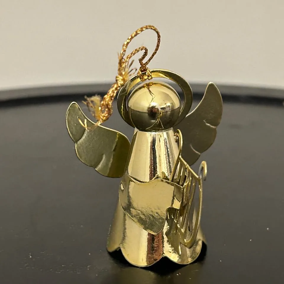 Vintage Set of 3 Angel Ornaments Set – Christmas Decor image indicator(4)