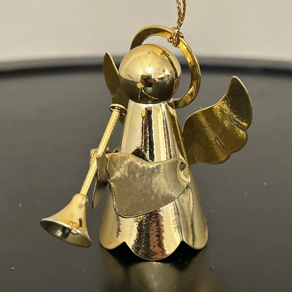 Vintage Set of 3 Angel Ornaments Set – Christmas Decor image indicator(6)