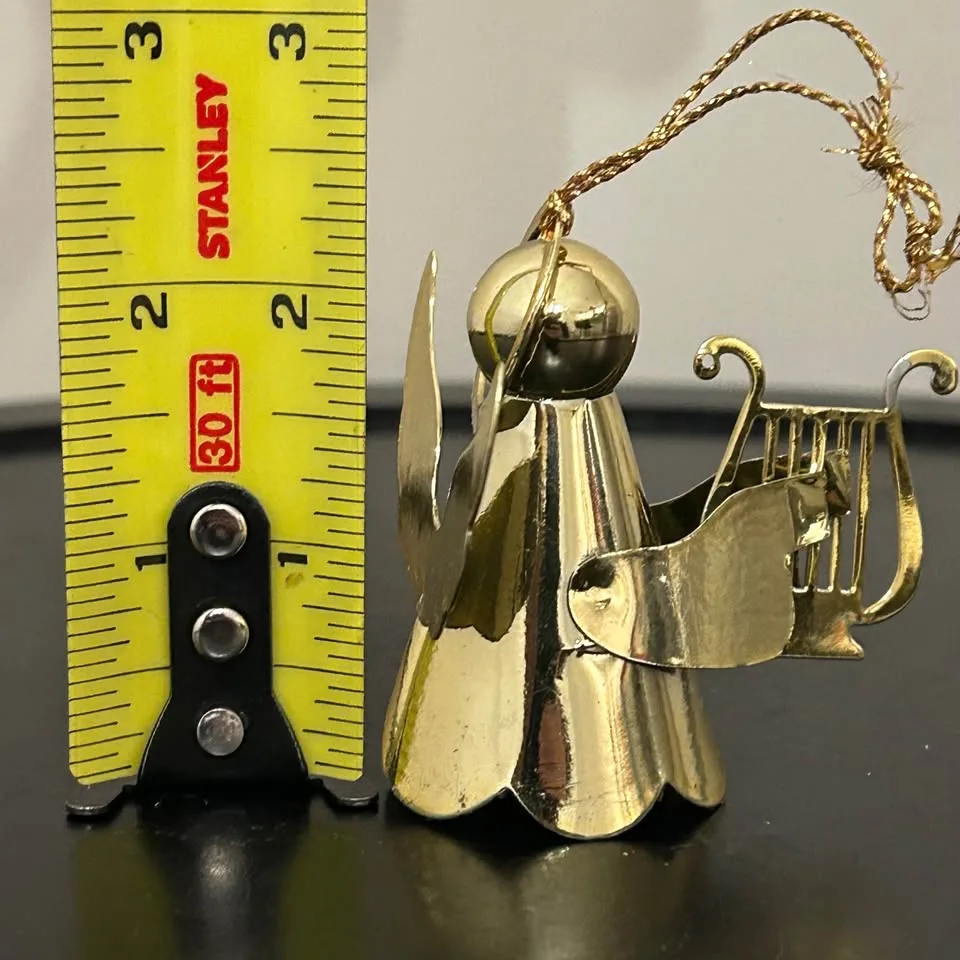 Vintage Set of 3 Angel Ornaments Set – Christmas Decor image indicator(7)