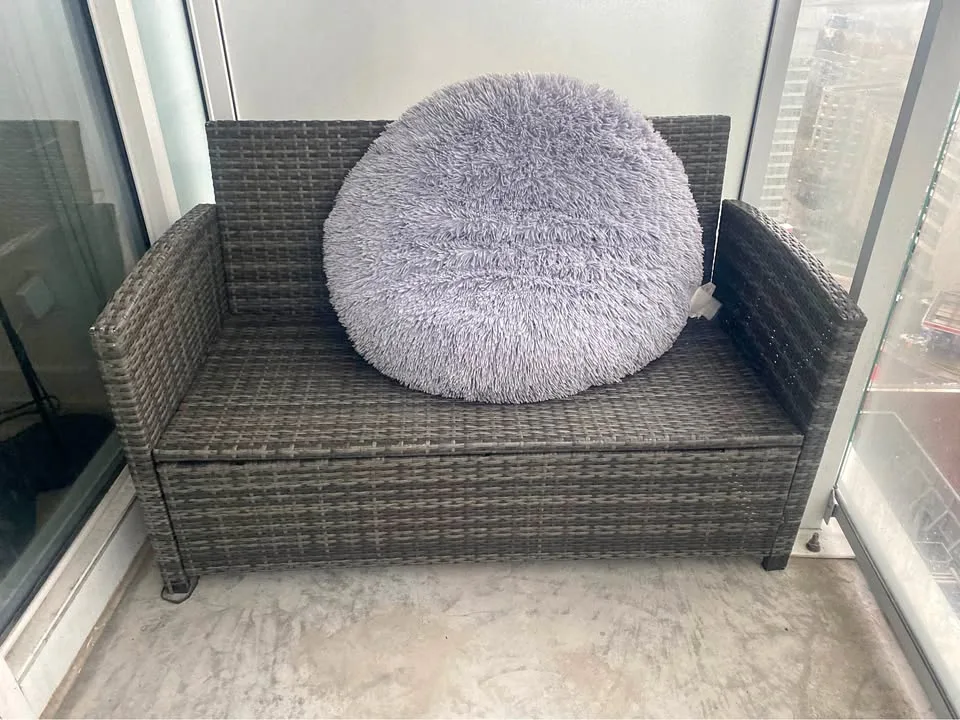 Outdoor patio sofa