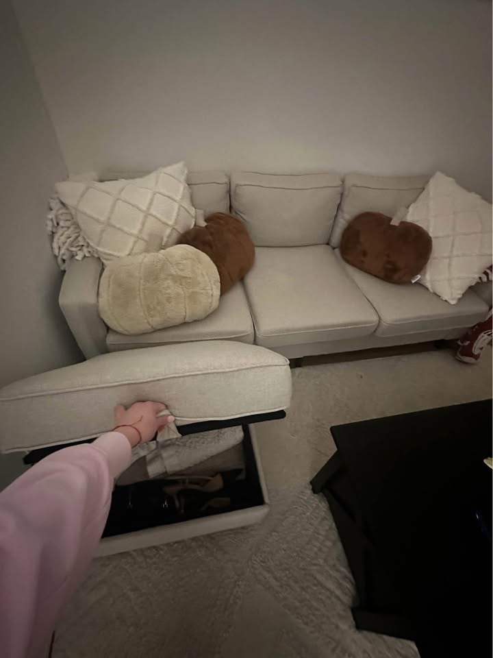 Convertible L-Shaped Couch Sofa - photo 3