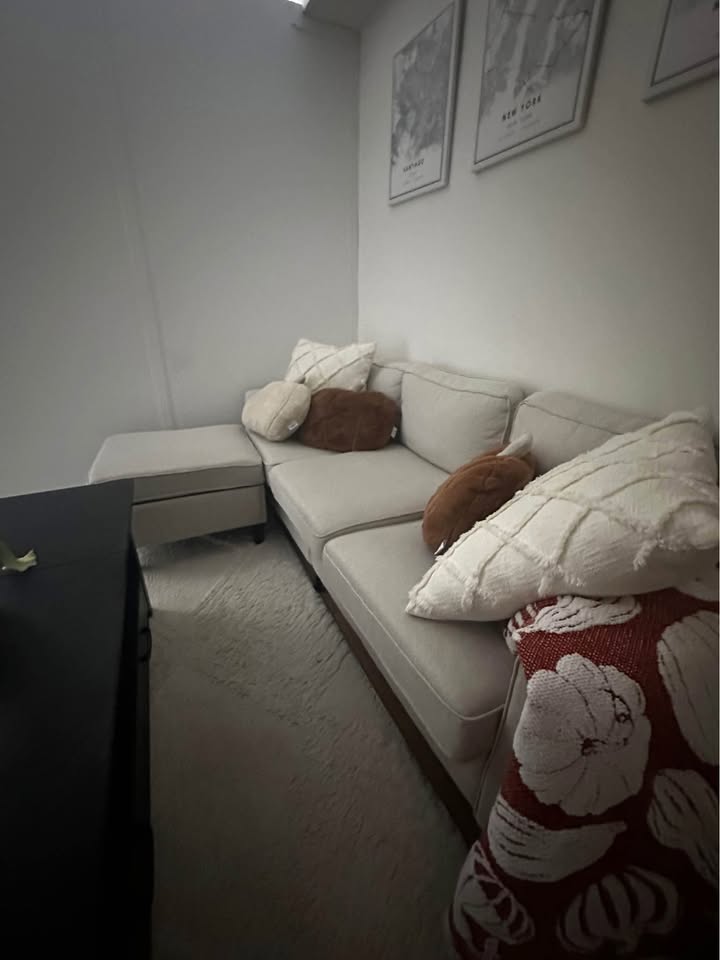 Convertible L-Shaped Couch Sofa - photo 4