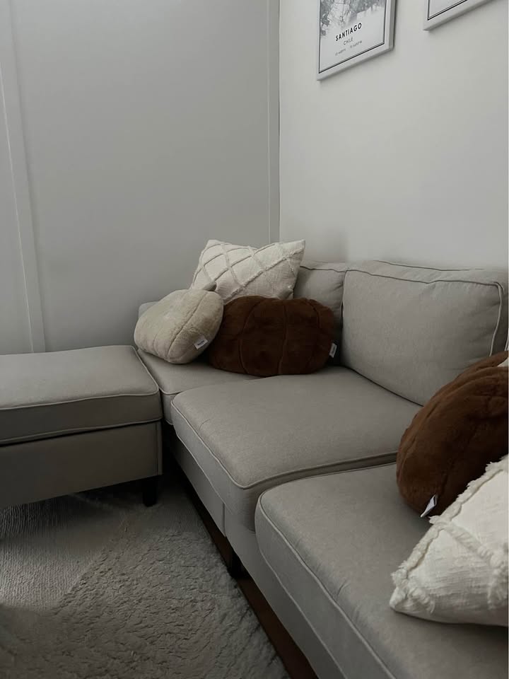 Convertible L-Shaped Couch Sofa - photo 5