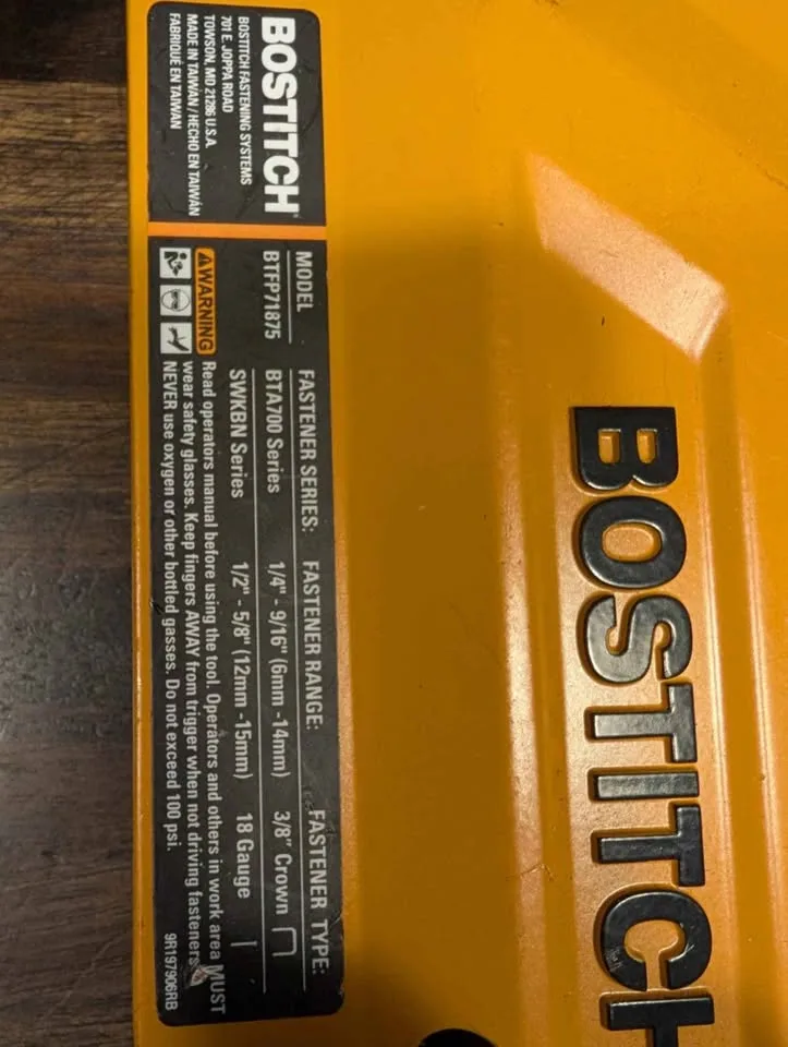 Bostitch sheeting stapler and air powered hammer tacker! image indicator(2)